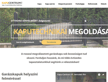 Tablet Screenshot of kapucentrum.hu